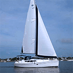 Sailboat on the water California